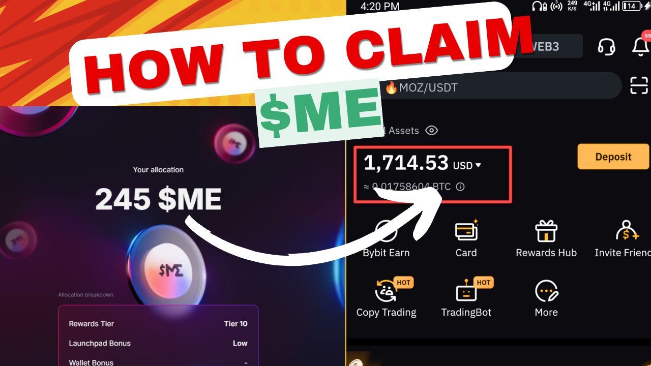 how to claim $me token airdrop